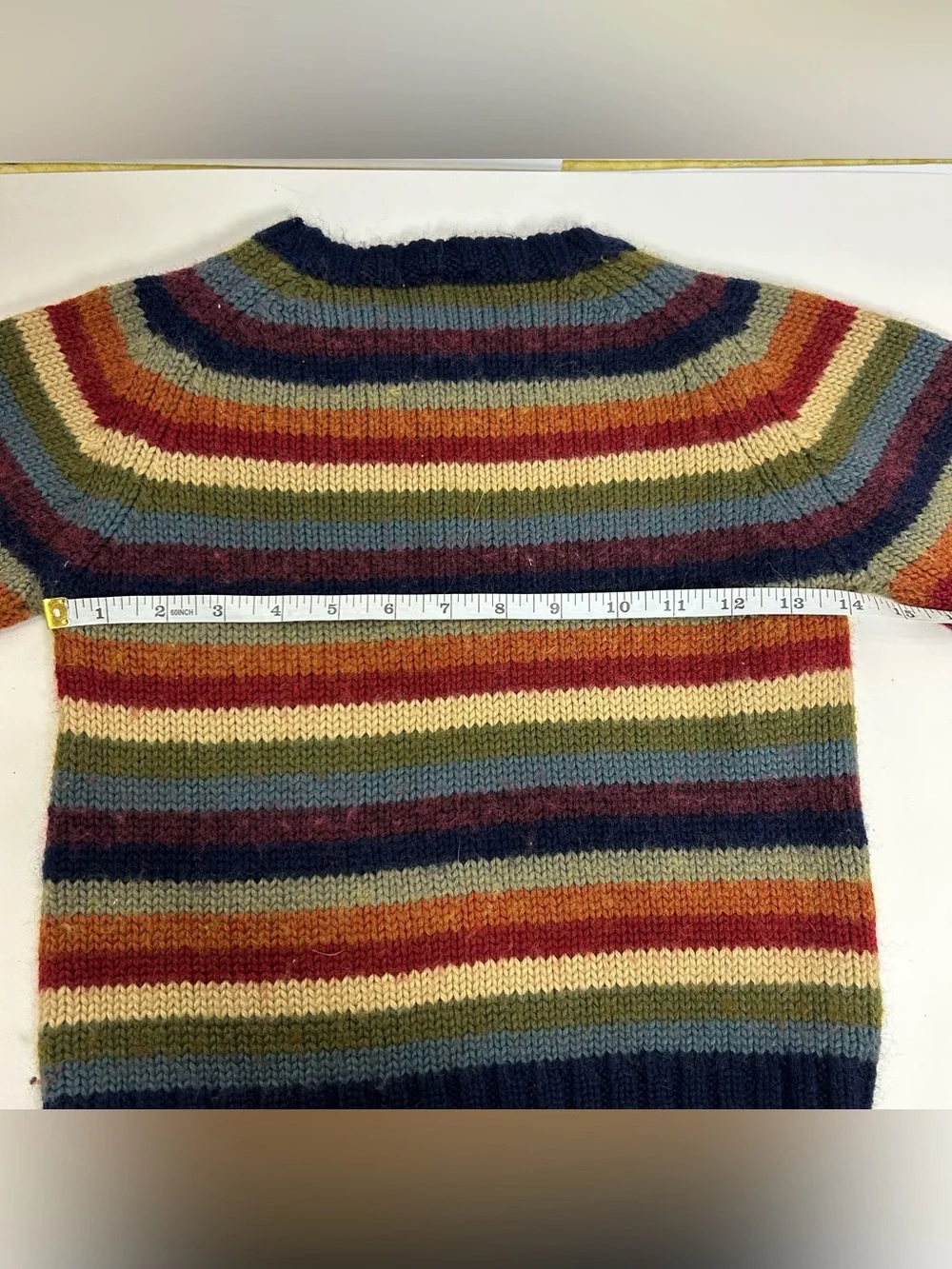 GAP 3T Striped Crewneck Sweater Wool Blend